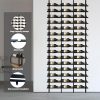 Wall Mounted Wine Rack RAJYQODIS Metal Modern Black Storage-3