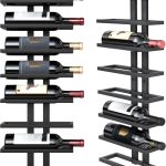 Hoctieon Wall Mounted Wine Rack Metal Industrial Design-0