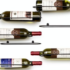 AQAREA Wall Mounted Wine Rack Modern Design Space Saving-0