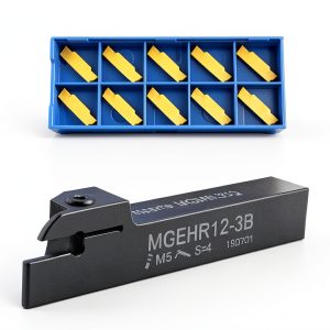Accusize Tools 3/4" x 3/4" Cut-Off Holder with TiN Carbide Inserts-0