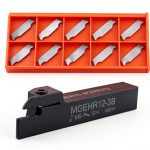 Accusize 3/4" x 3/4" Cut-Off Holder 10 Carbide Inserts for Aluminum-0