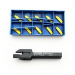Accusize 1/4" x 3/8" Cut-Off Holder with 10 Carbide Inserts-0