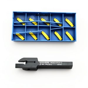 Accusize 1/4" x 3/8" Cut-Off Holder with 10 Carbide Inserts-0
