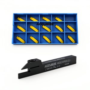 Accusize 3/8" x 3/8" Cut-Off Holder with 10 Carbide Inserts-0