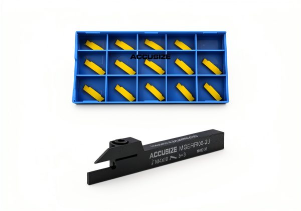 Accusize 3/8" x 3/8" Cut-Off Holder with 10 Carbide Inserts-0