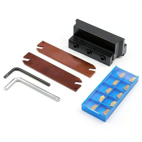 OSCArbide 3/4" Block with Blade and TiN Coated Inserts-3