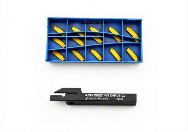 Accusize 3/8" x 3/8" Cut-Off Holder with 10 Carbide Inserts-1