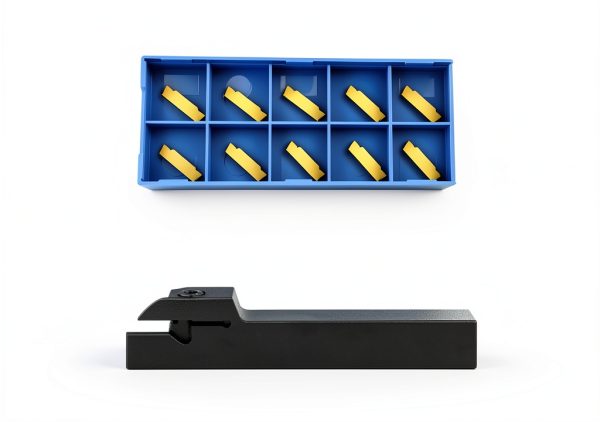 Accusize 1/2" x 1/2" Cut-Off Holder TiN Carbide Inserts - MGEHR08-2-0