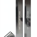 Praztech HSS Trapezoid Blades Set 1/8 x 3/4 x 6 Lathe Parting Cutoff-0