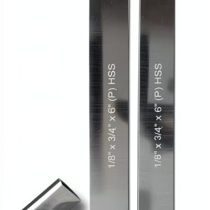 Praztech HSS Trapezoid Blades Set 1/8 x 3/4 x 6 Lathe Parting Cutoff-0