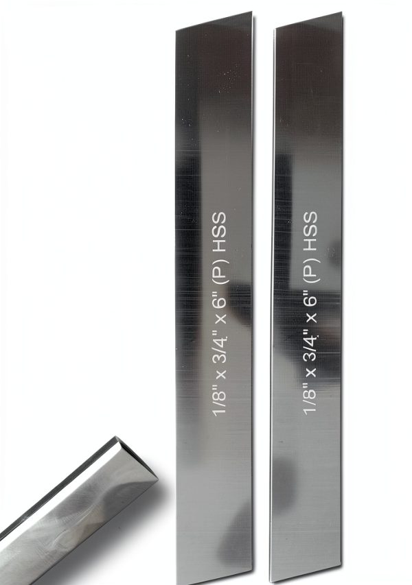 Praztech HSS Trapezoid Blades Set 1/8 x 3/4 x 6 Lathe Parting Cutoff-0