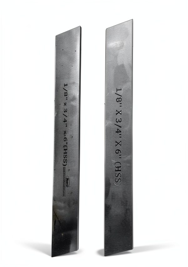 Global Tools HSS Trapezoid Blades 1/8 in x 3/4 in x 6 in Inserts-3