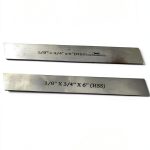 Global Tools HSS Trapezoid Blades 1/8 in x 3/4 in x 6 in Inserts-0