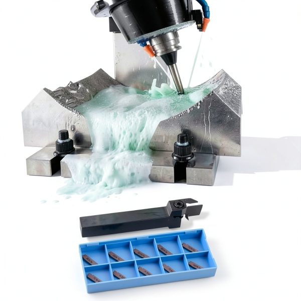 UrbanHui 12pcs Lathe Grooving Tool Holder Kit with Carbide Inserts-7