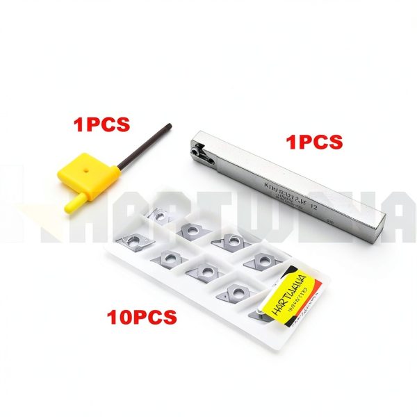 Lathe Turning Tool Holder KF12R100 12mm×12mm Parting Groove Insert 1mm-2