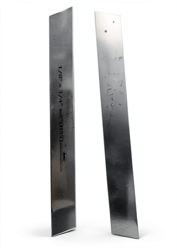 Global Tools HSS Trapezoid Blades 1/8 in x 3/4 in x 6 in Inserts-1