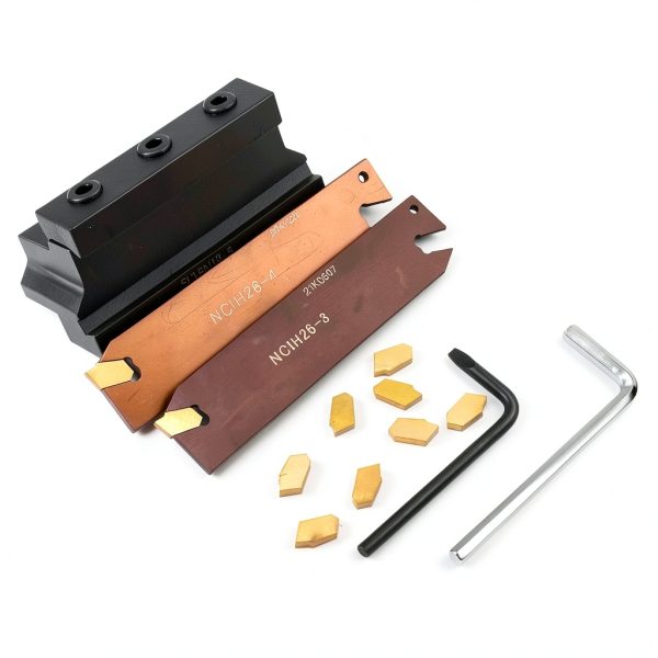 OSCArbide 3/4" Block with Blade and TiN Coated Inserts-6